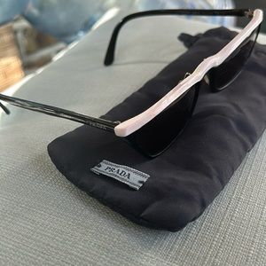 Prada shades black and white (AUTHENTIC) only worn once